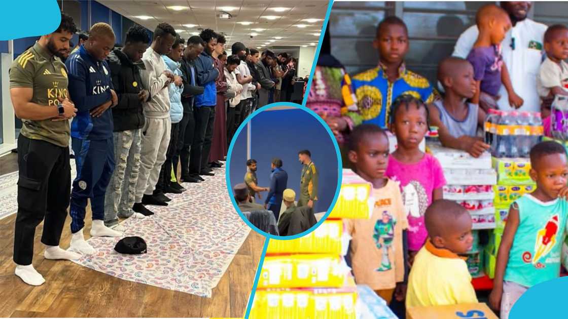 Fatawu Issahaku meets Leicester's Islamic Community. Fatawu Issahaku meets Leicester's Islamic Community.