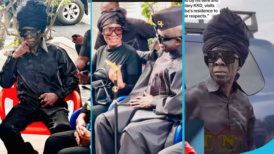 Media personality KKD, Kojo Antwi and his Madame Rocklyln Media personality KKD, Kojo Antwi and his Madame Rocklyln