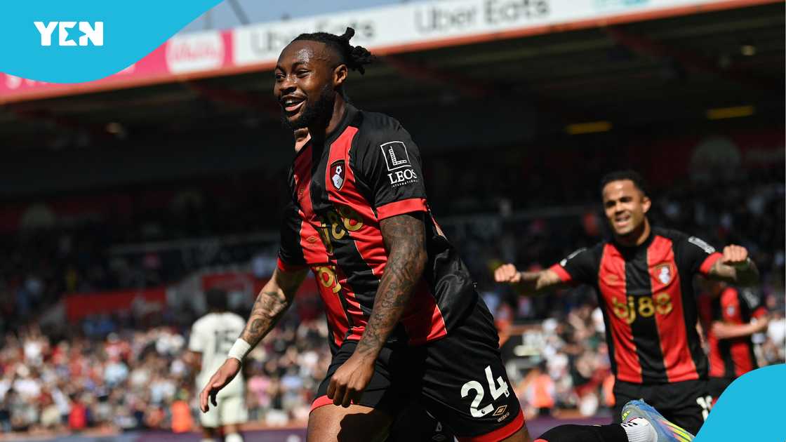 Antoine Semenyo scores against Manchester United; sets new personal scoring record Antoine Semenyo scores against Manchester United; sets new personal scoring record