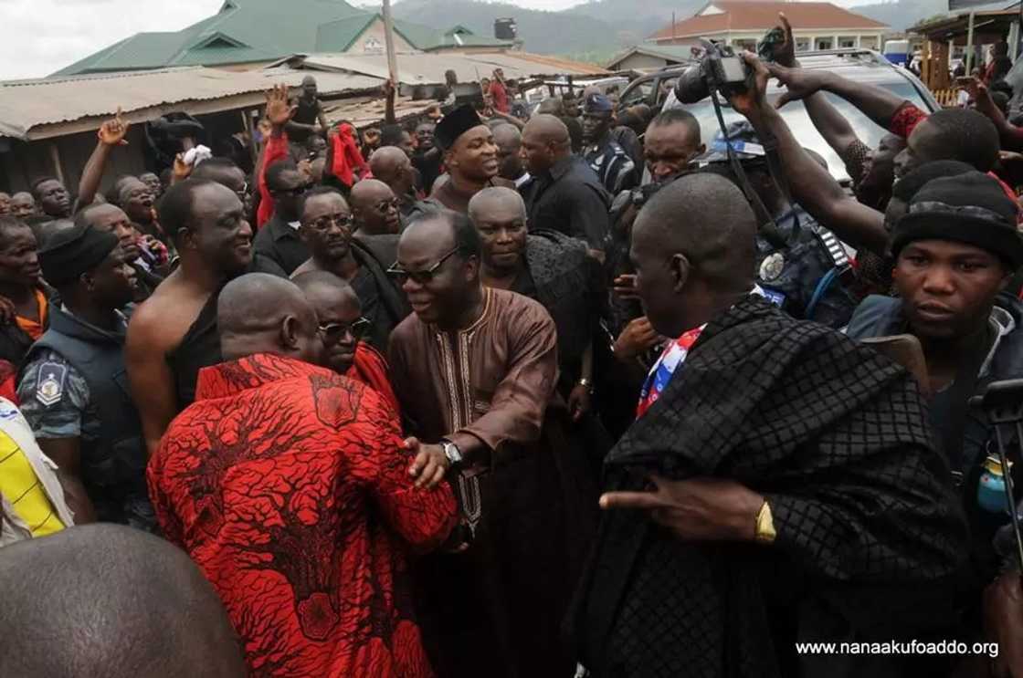 Akufo-Addo attends funeral of late Odeneho Gyapong Ababio II Akufo-Addo attends funeral of late Odeneho Gyapong Ababio II