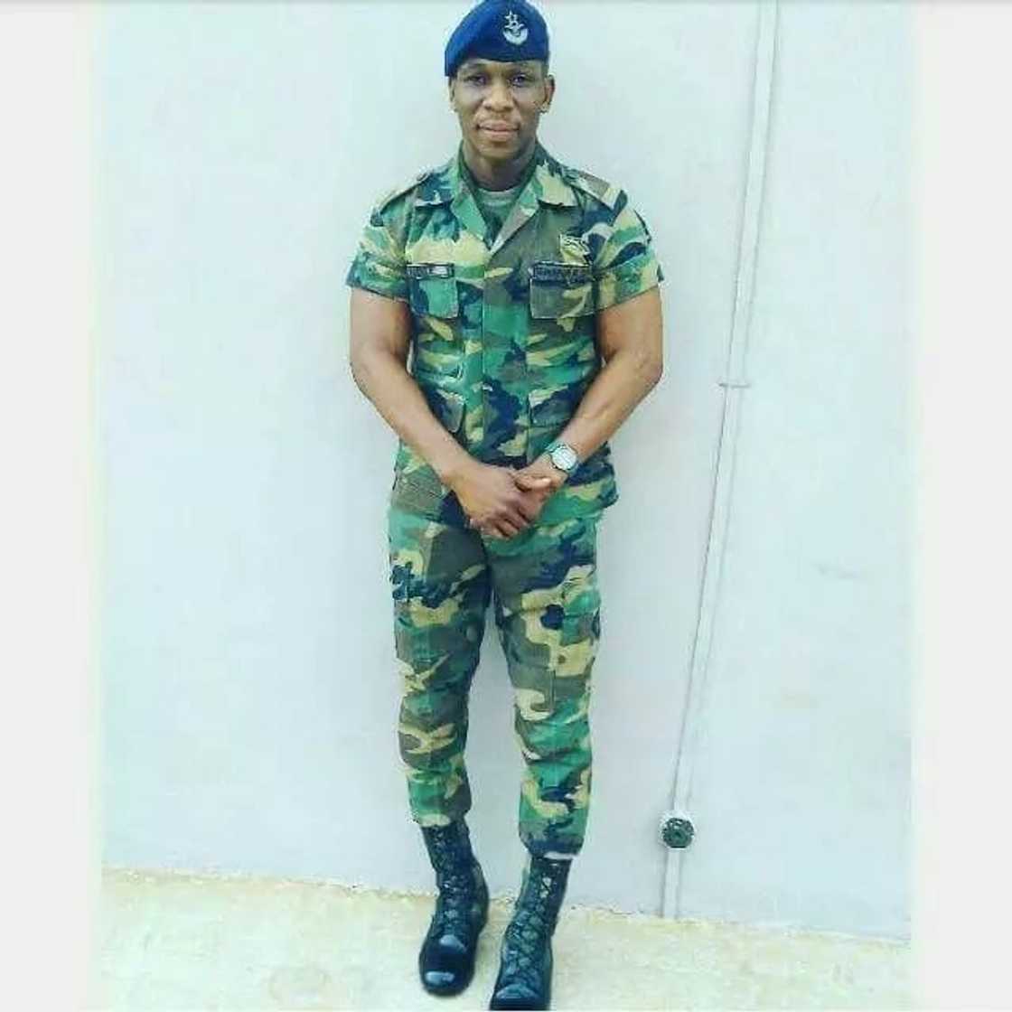 Here is the soldier who died with Ebony