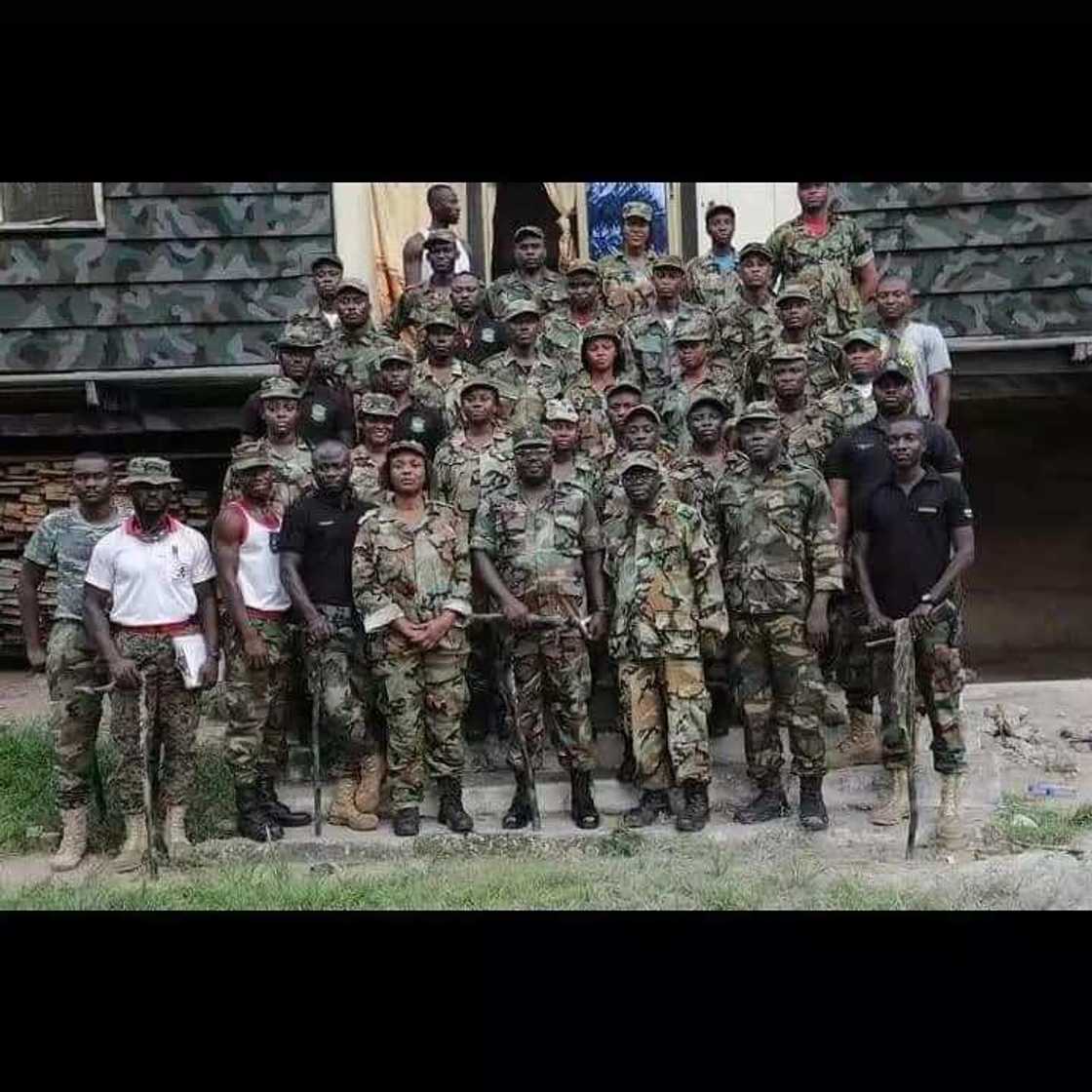 Female soldiers release wild photos as they complete training at Achiase