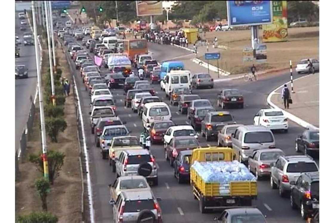 The 7 worst traffic areas in Accra