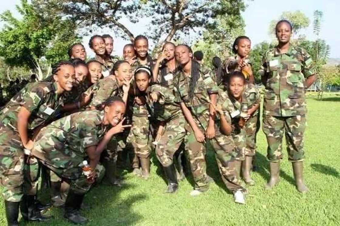 Military women advises civilian men to approach them for their own good