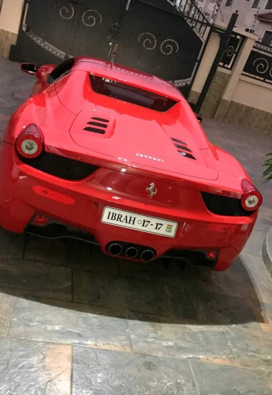 A red ferrari