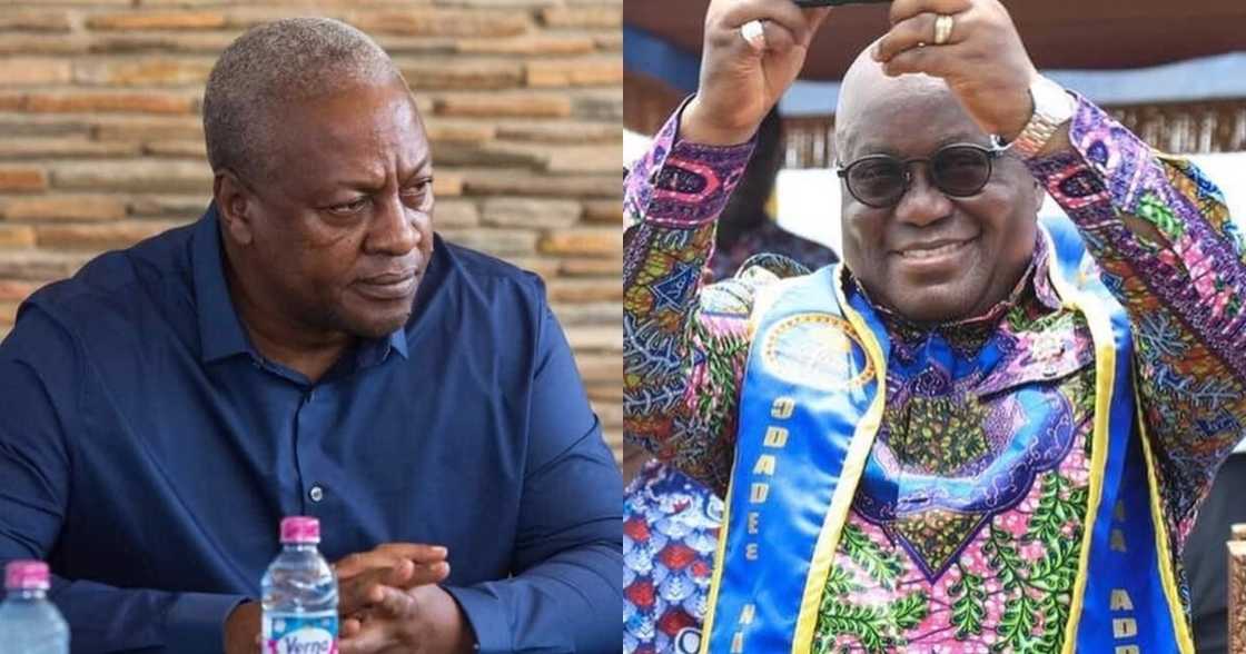 John Mahama and Nana Akufo-Addo