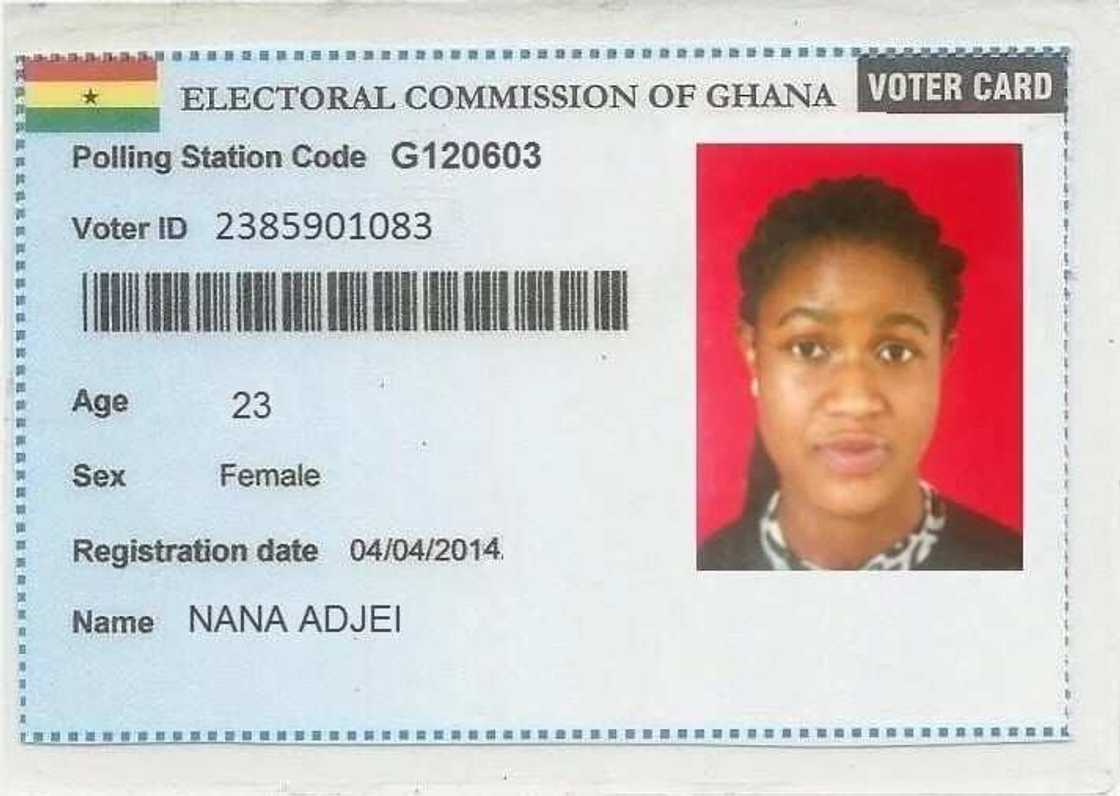 Ghana voters ID number