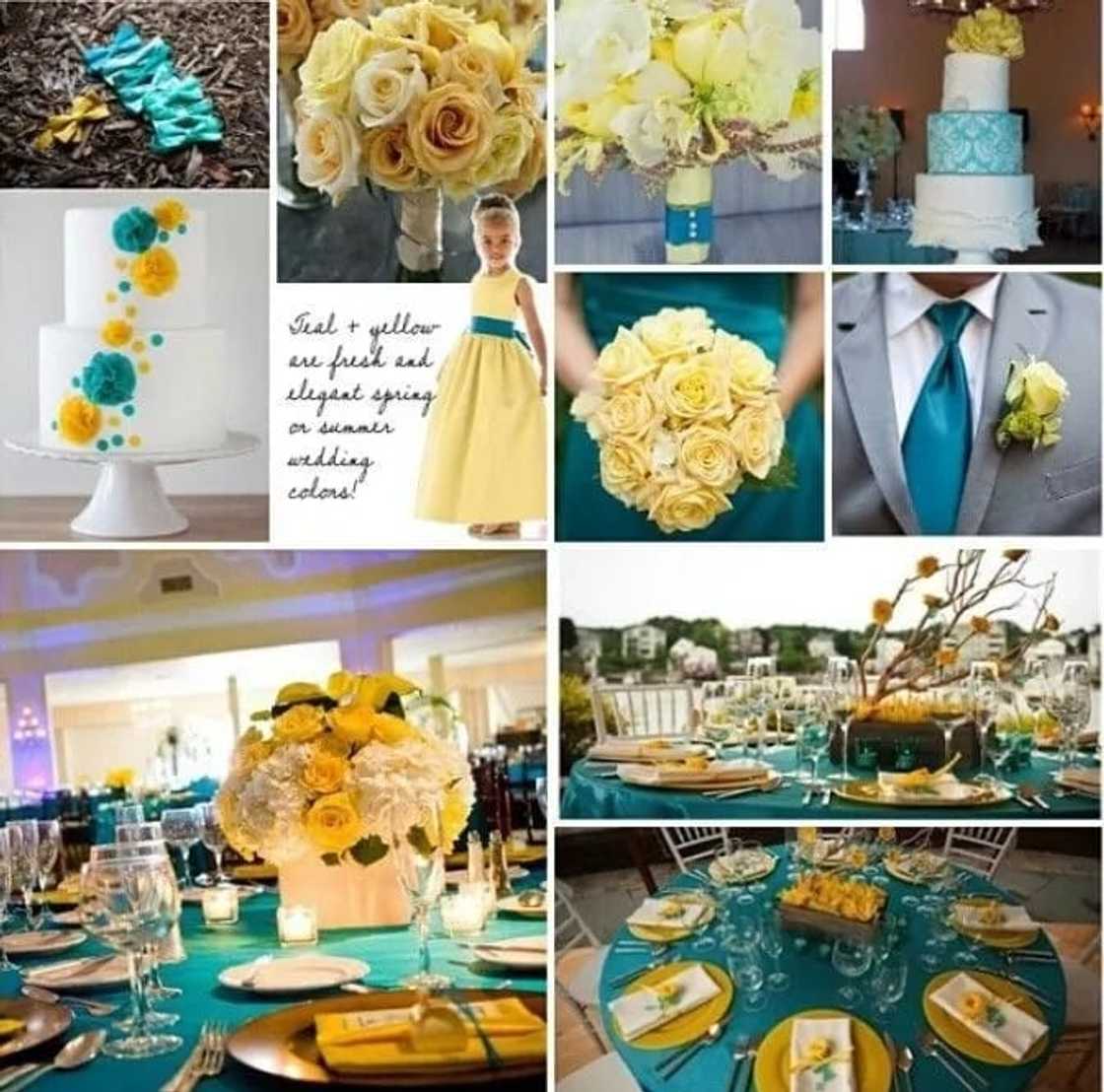 Perfect wedding colours combinations in Ghana Perfect wedding colours combinations in Ghana