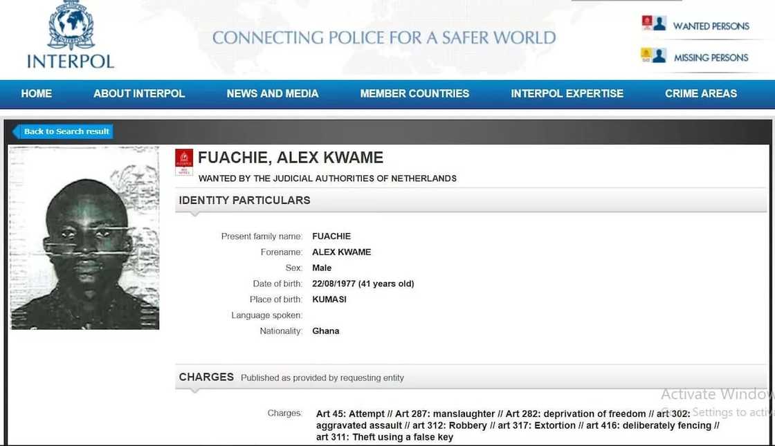 The 2 most wanted Ghanaians on Interpol list The 2 most wanted Ghanaians on Interpol list