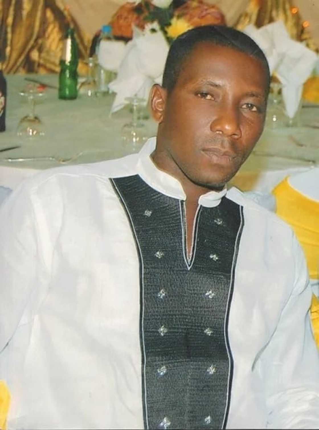 A man wearing a designer shirt