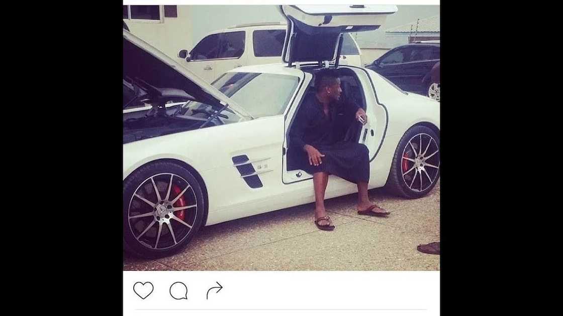 Asamoah Gyan car Asamoah Gyan car