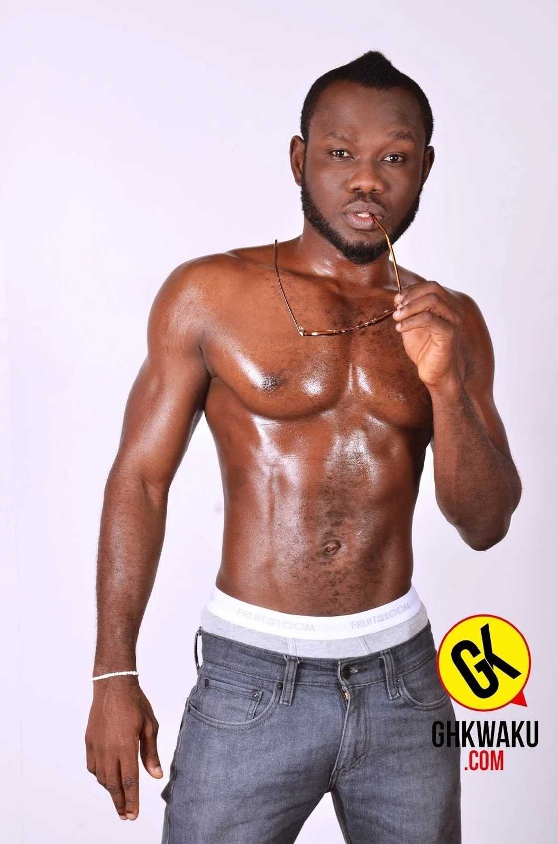 Photos of Ghanaian celebrities with six-packs