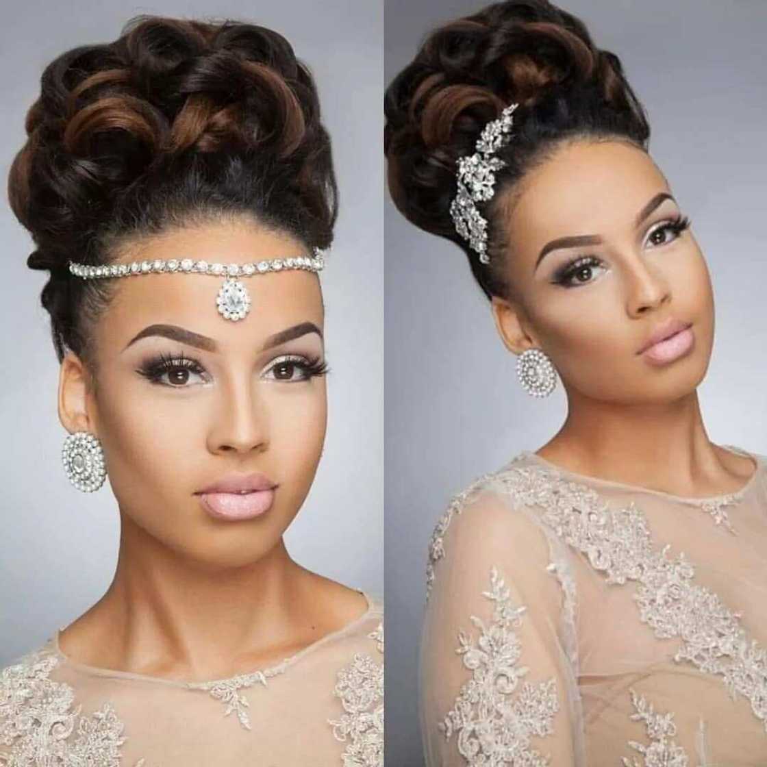 Latest wedding hairstyles in Ghana Latest wedding hairstyles in Ghana