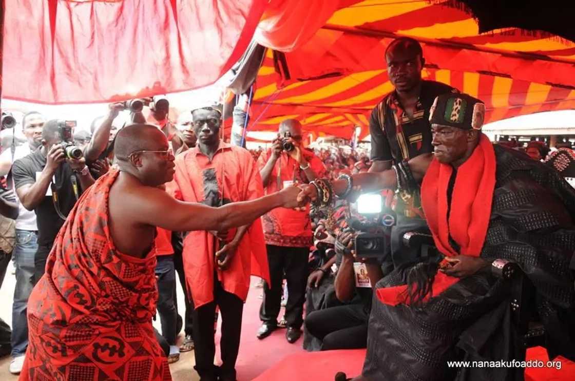 Akufo-Addo attends funeral of late Odeneho Gyapong Ababio II