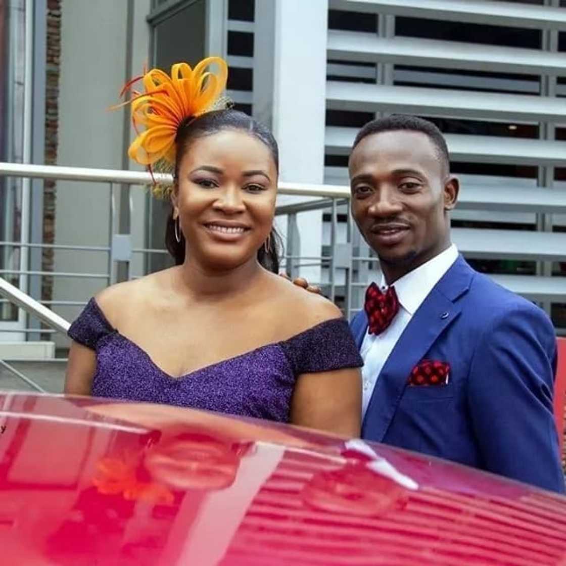 Oboy Salinko shows off beautiful wife on 1st wedding anniversary