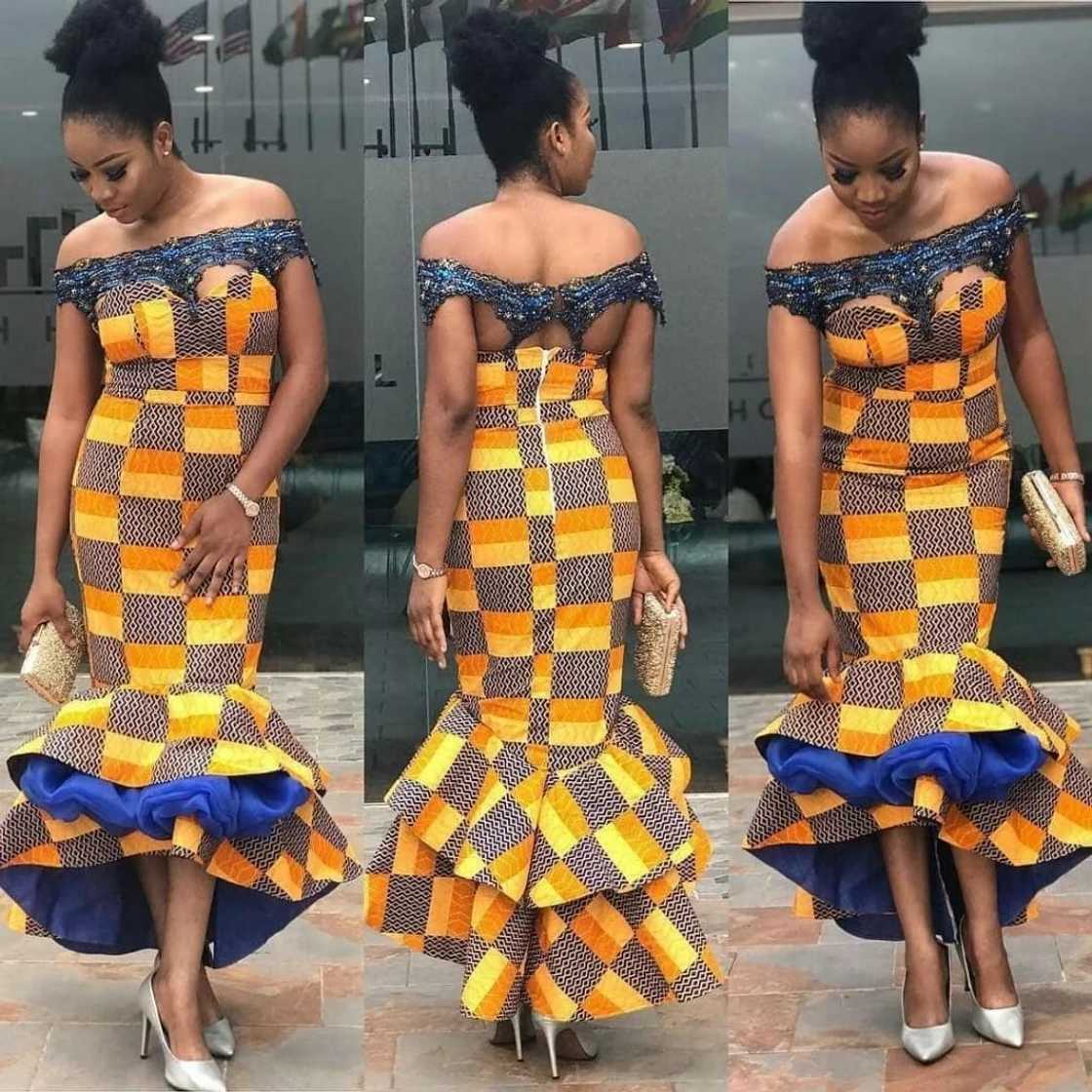 ankara off shoulder crop top, off shoulder gown style, off shoulder ankara gowns 2017 ankara off shoulder crop top, off shoulder gown style, off shoulder ankara gowns 2017