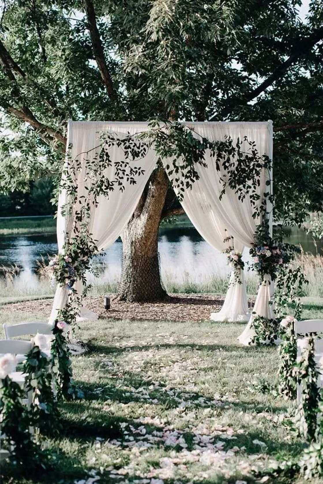 Ghanaian wedding decorations ideas, garden wedding ideas