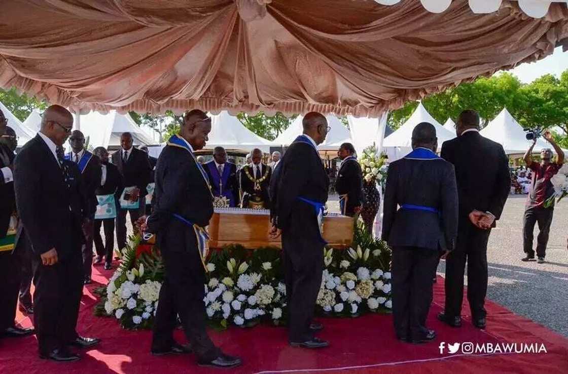 Top Grand Lodge members pay their last respect to K.B. Asante Top Grand Lodge members pay their last respect to K.B. Asante