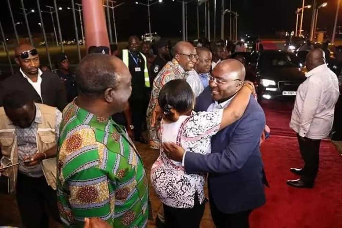 Bawumia arrives in Ghana to rousing welcome Bawumia arrives in Ghana to rousing welcome