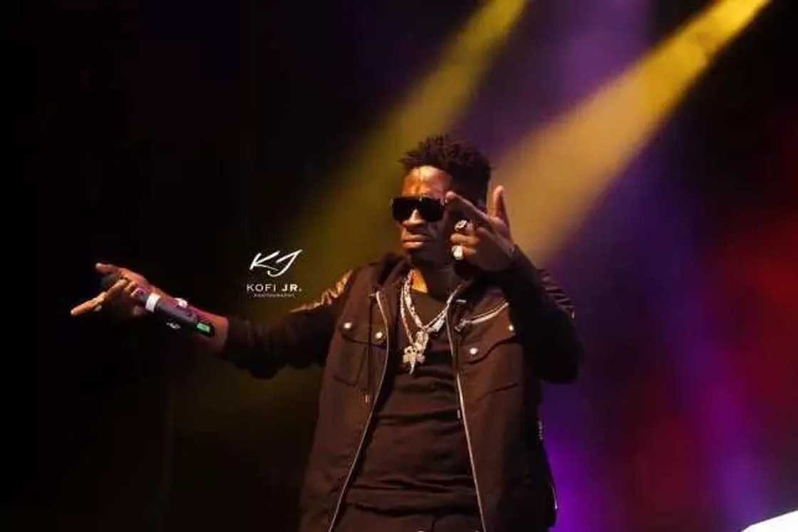 Shatta Wale performs at London O2 Arena