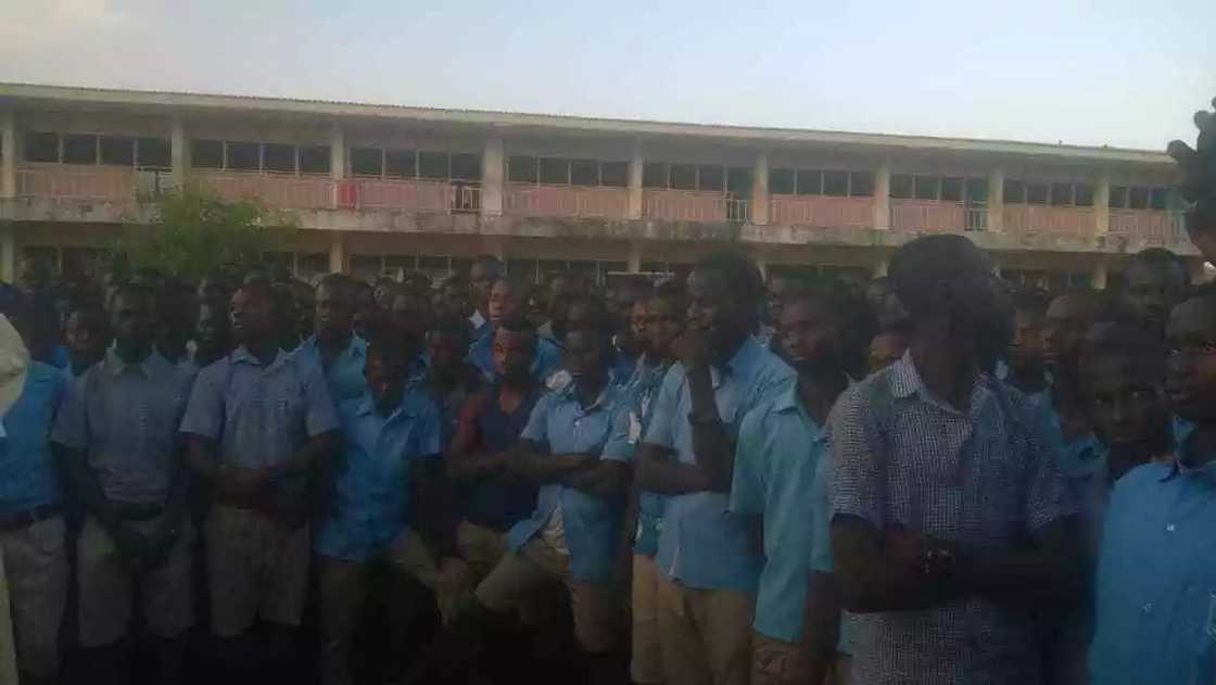 Bolga SHS students go on rampage after this colleague dies