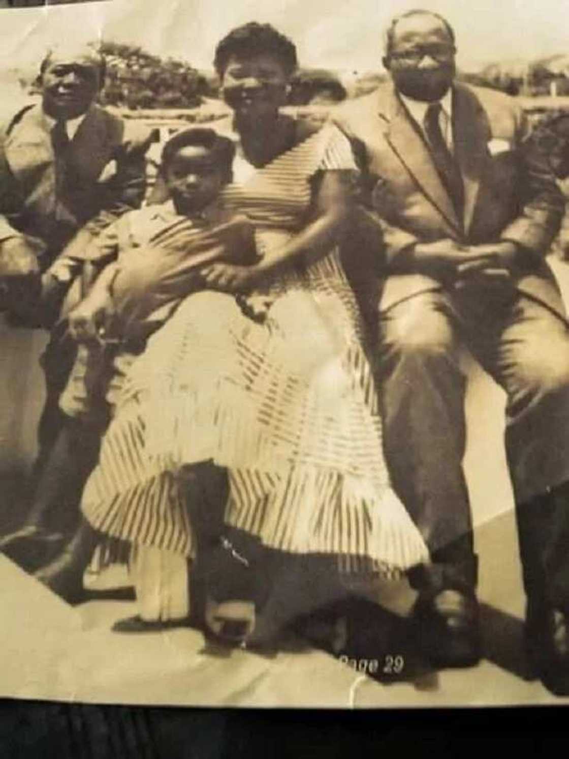 Childhood photos of Akufo-Addo with his family members