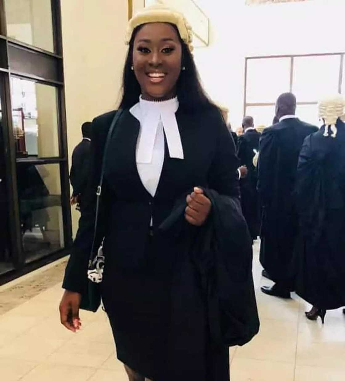 Miss Malaika finalist Anita Osei called to the bar