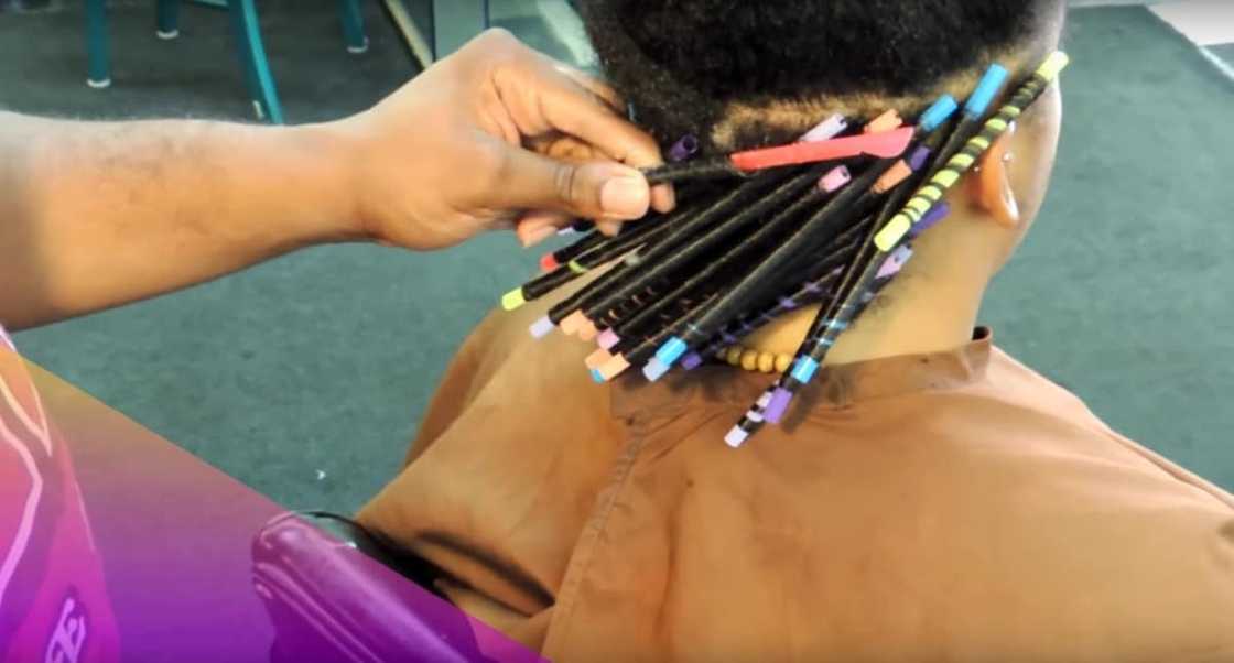 Straw curls on natural hair tutorial Straw curls on natural hair tutorial