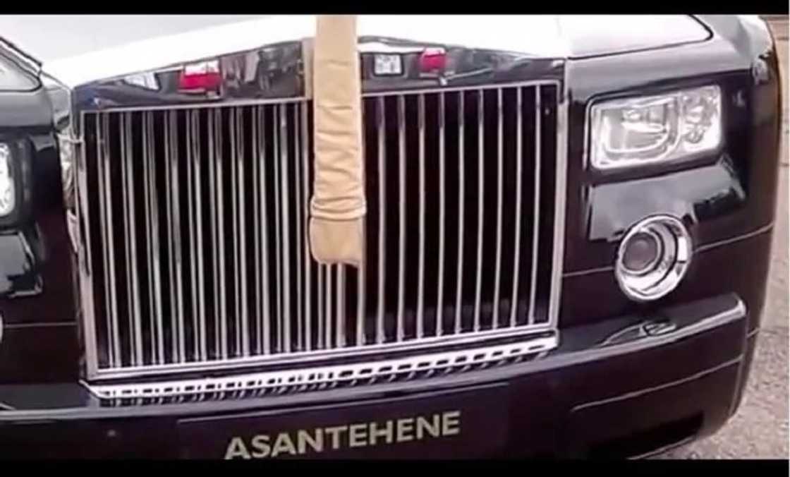 Photos of the cars that the Asantehene rides in