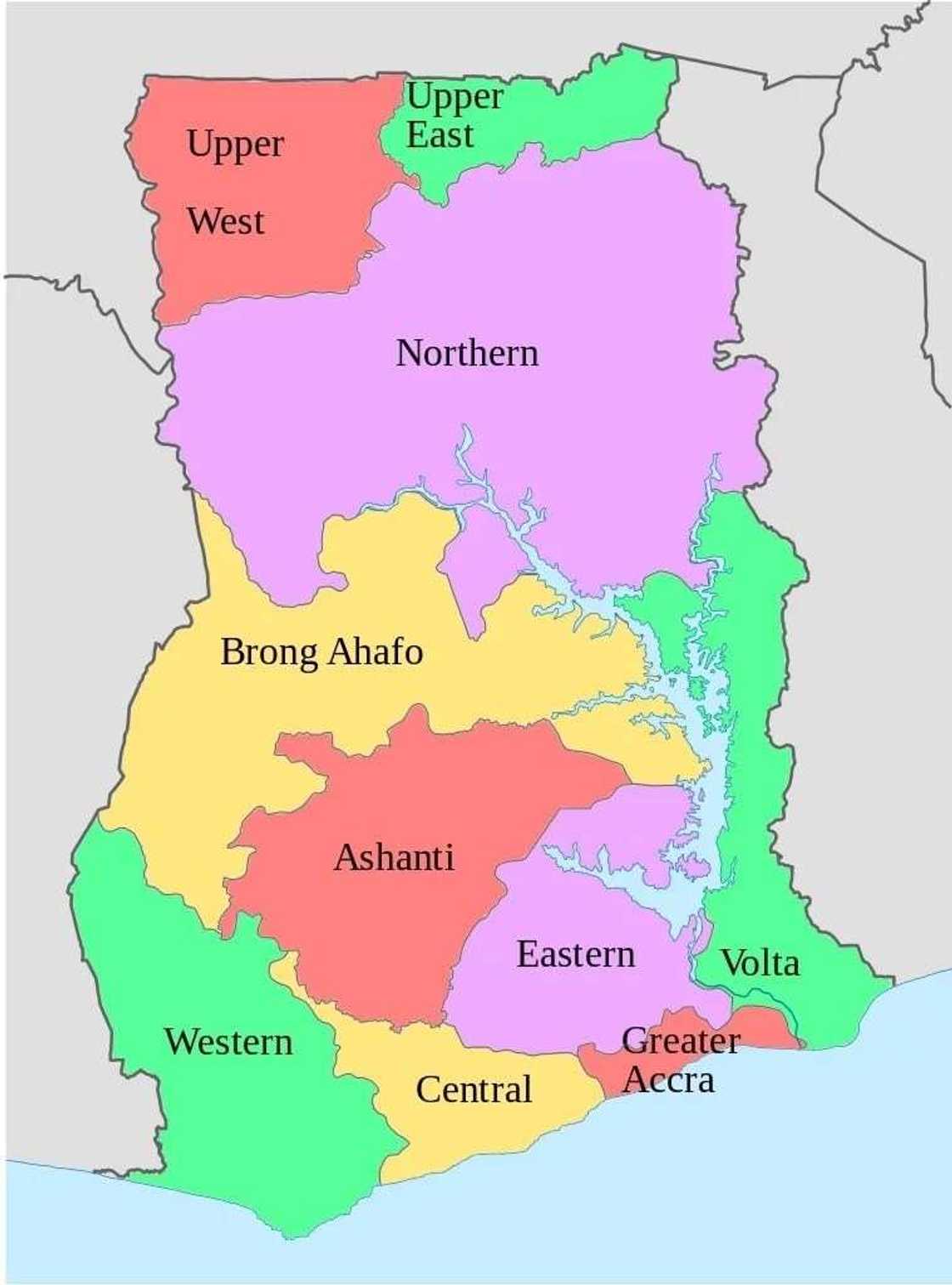 Western Region of Ghana Districts and Capitals
