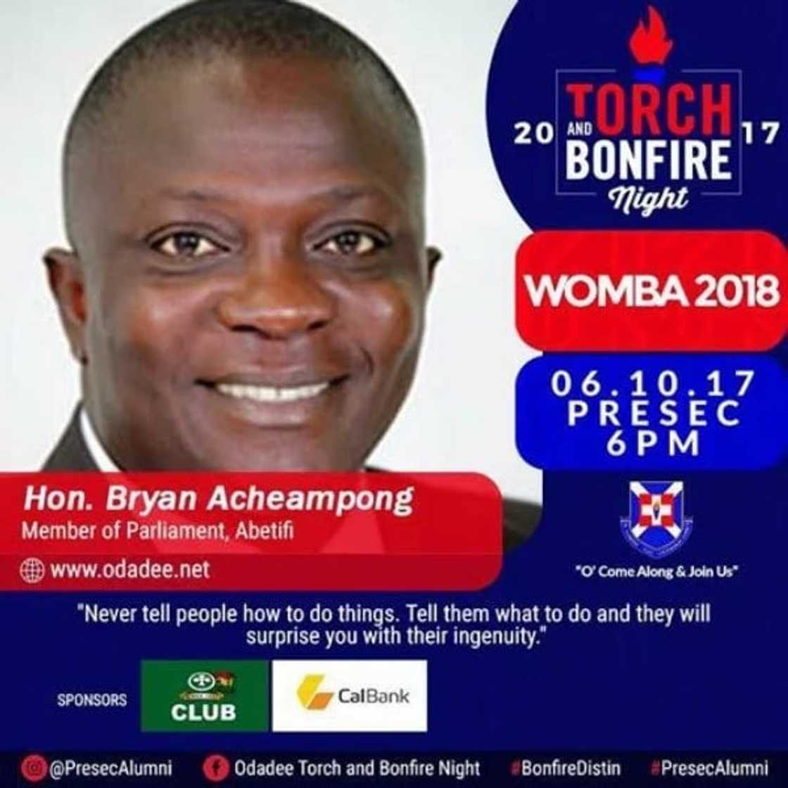 9 MPs who are old students of Legon Presec 9 MPs who are old students of Legon Presec