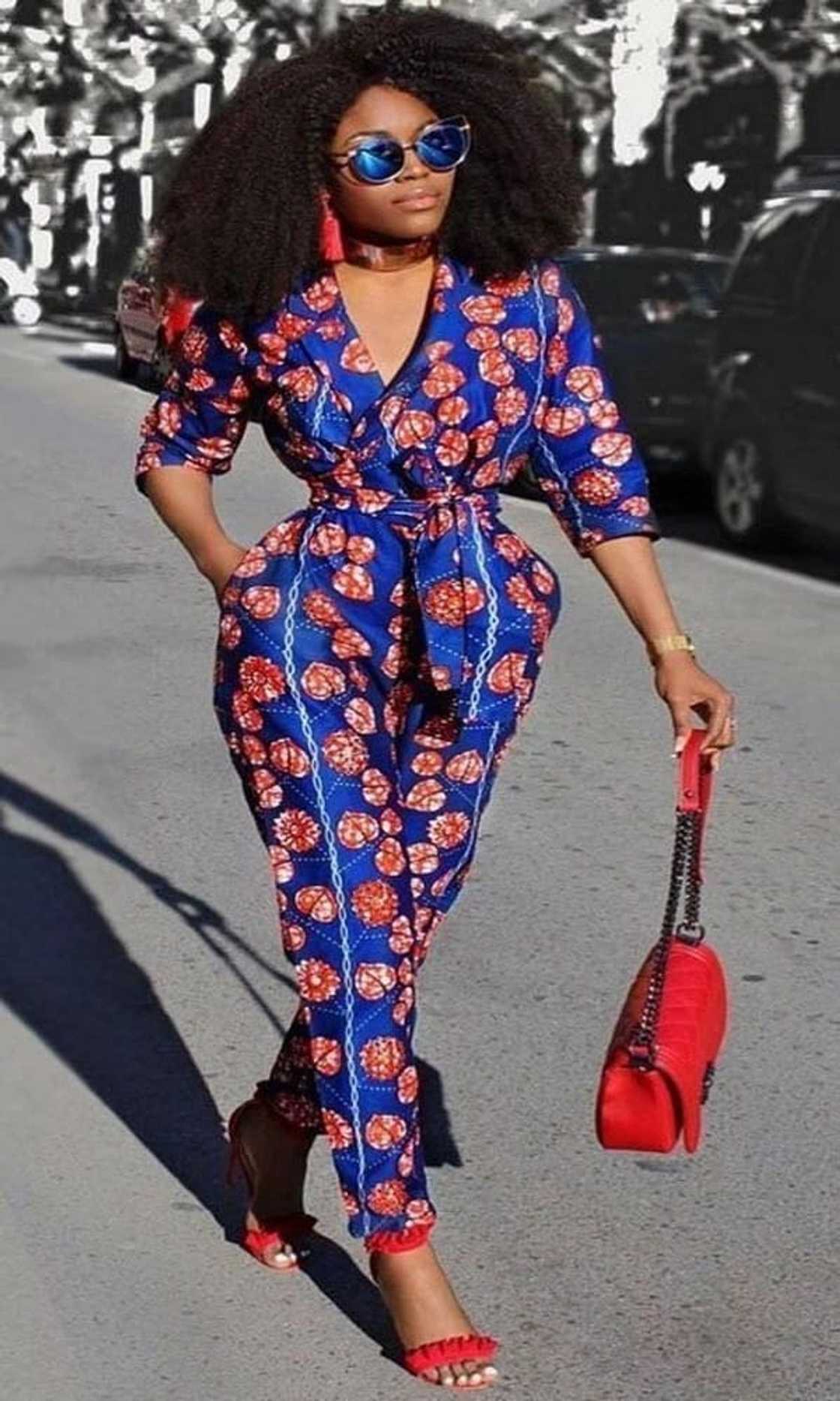 African print jumpsuit styles YEN.COM.GH