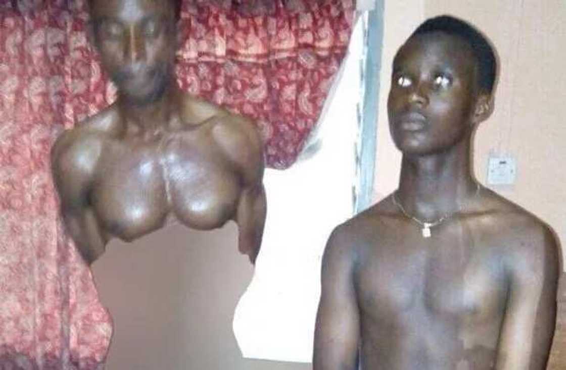 Two gay men caught in the act in a hotel in Accra Two gay men caught in the act in a hotel in Accra