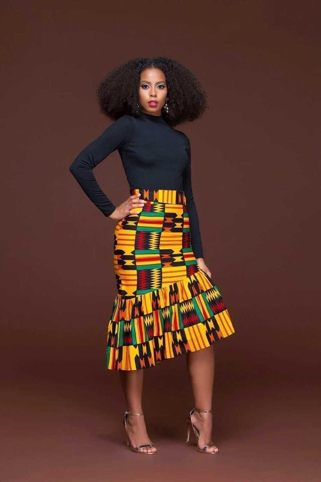 Stunning tops to wear with African print skirts