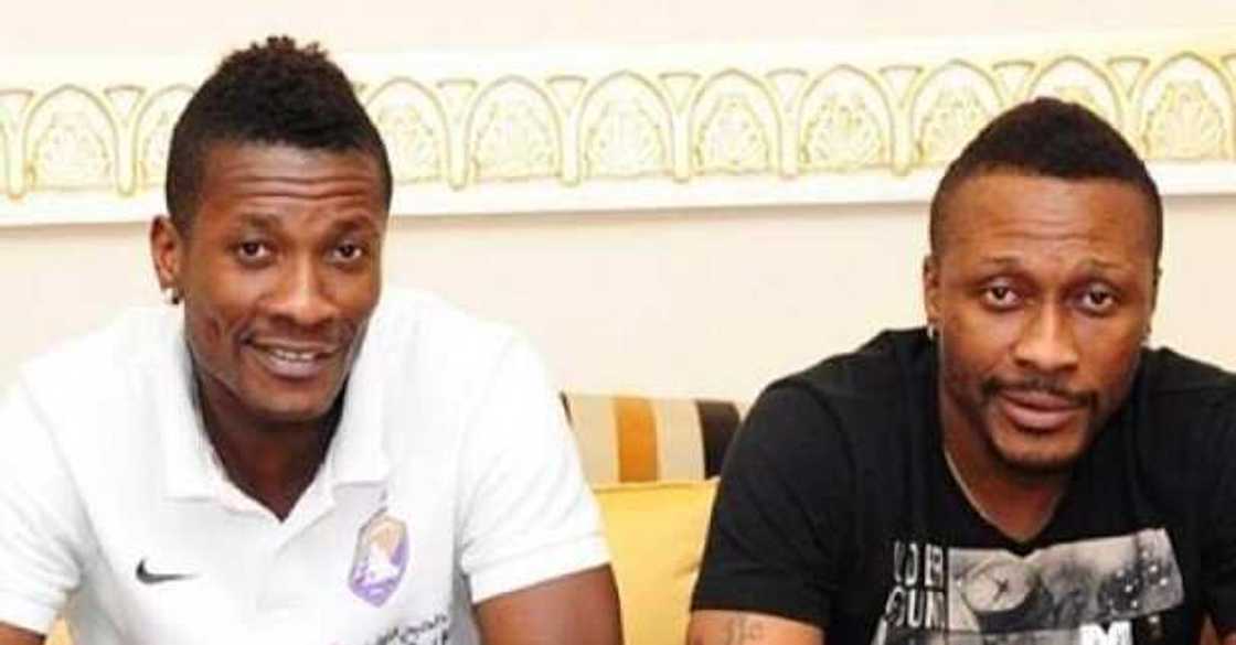 Asamoah and Baffour Gyan