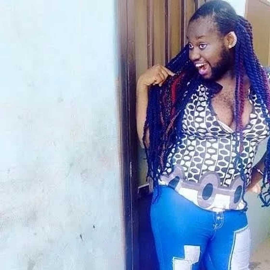 Queen Okafor is Nigeria's hairiest woman Queen Okafor is Nigeria's hairiest woman