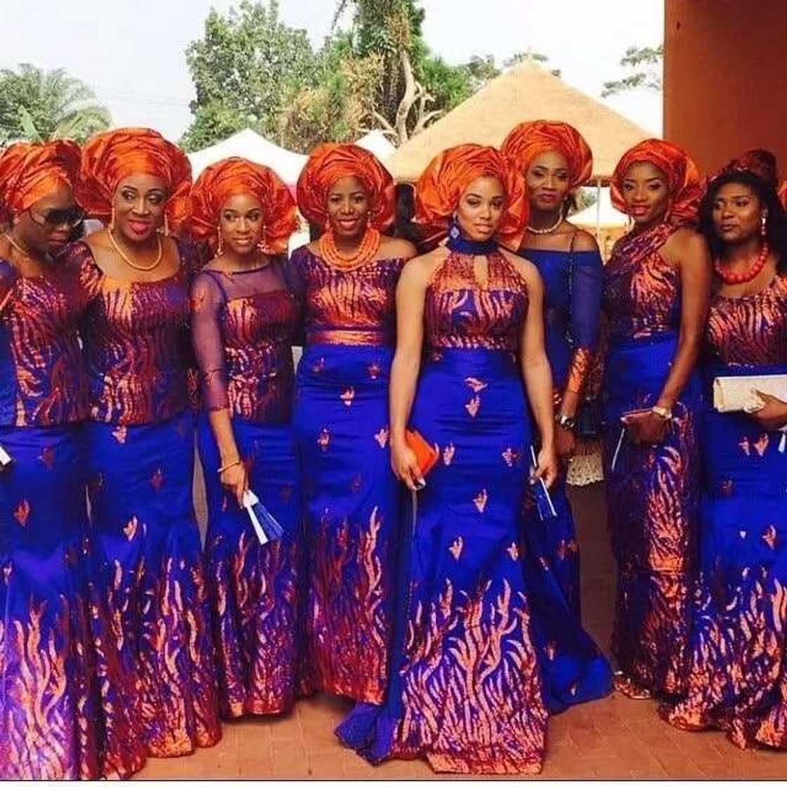 African bridesmaid dress styles in Ghana YEN.COM.GH