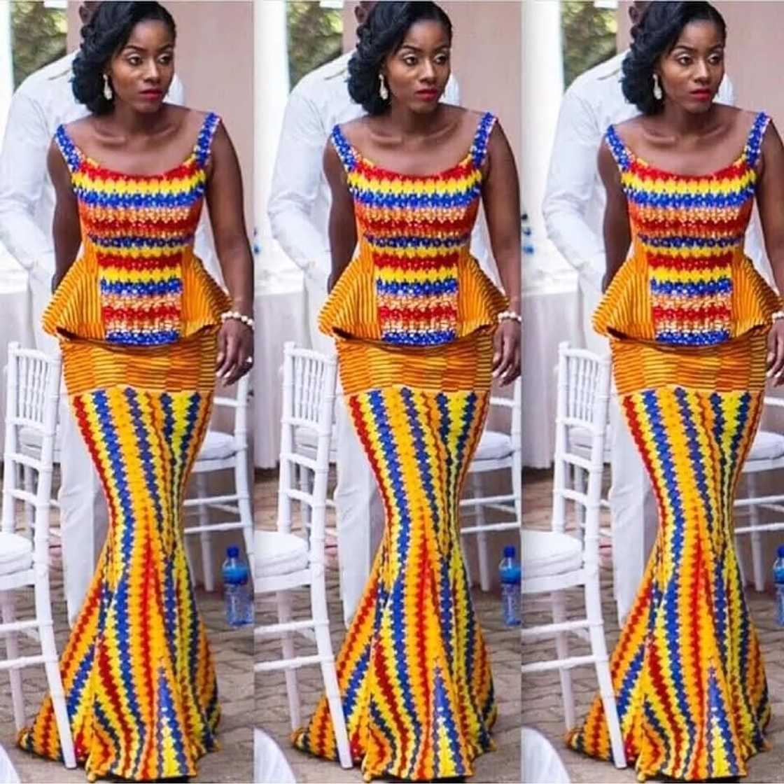 Latest kente kaba styles best sale