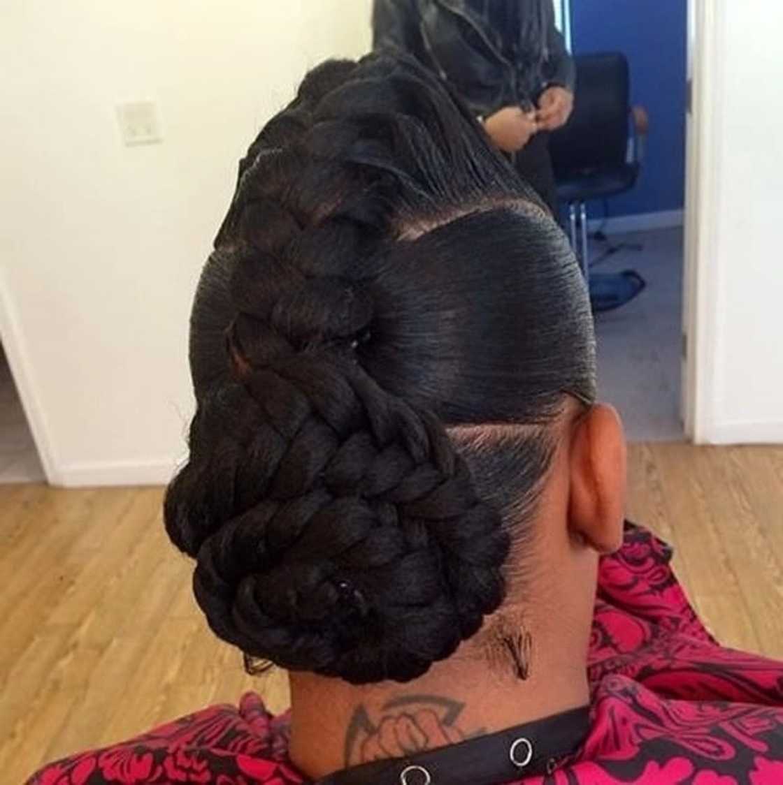 Goddess braids with kanekalon hair