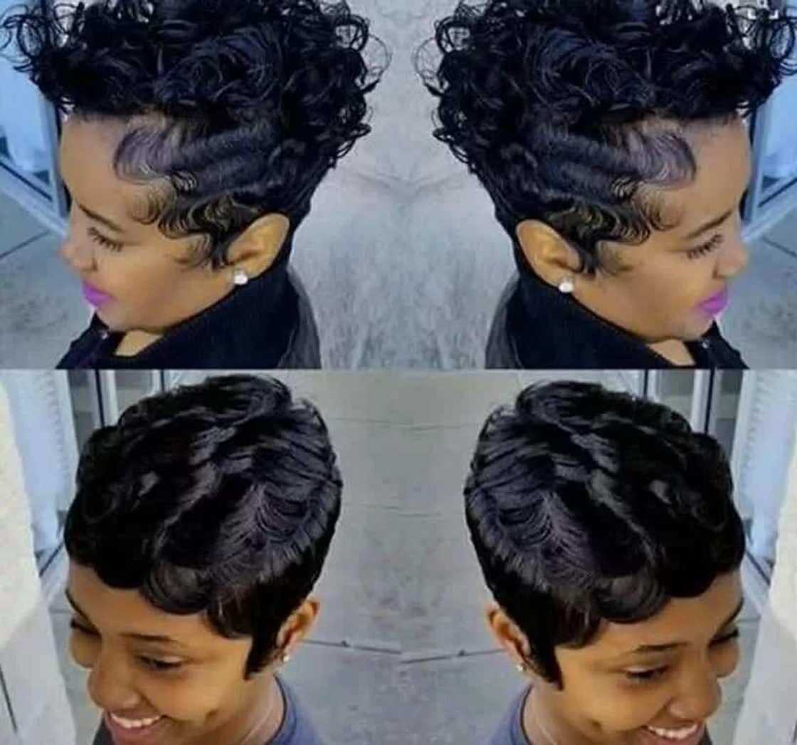 Easy finger waves for short hair clearance