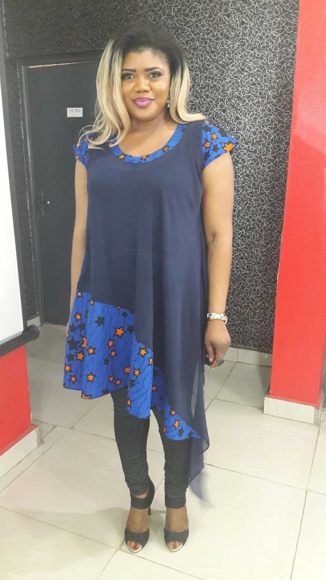 ankara tops for ladies
stylish tops to wear with jeans
ankara blouse on jeans
trendy styles made with ankara
peplum ankara tops
ankara tops designs