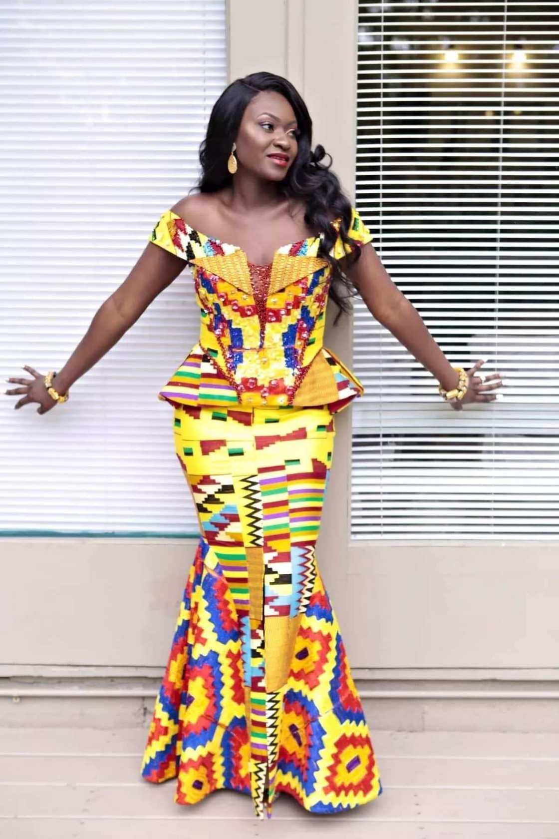 Ghanaian kente kaba styles YEN.COM.GH