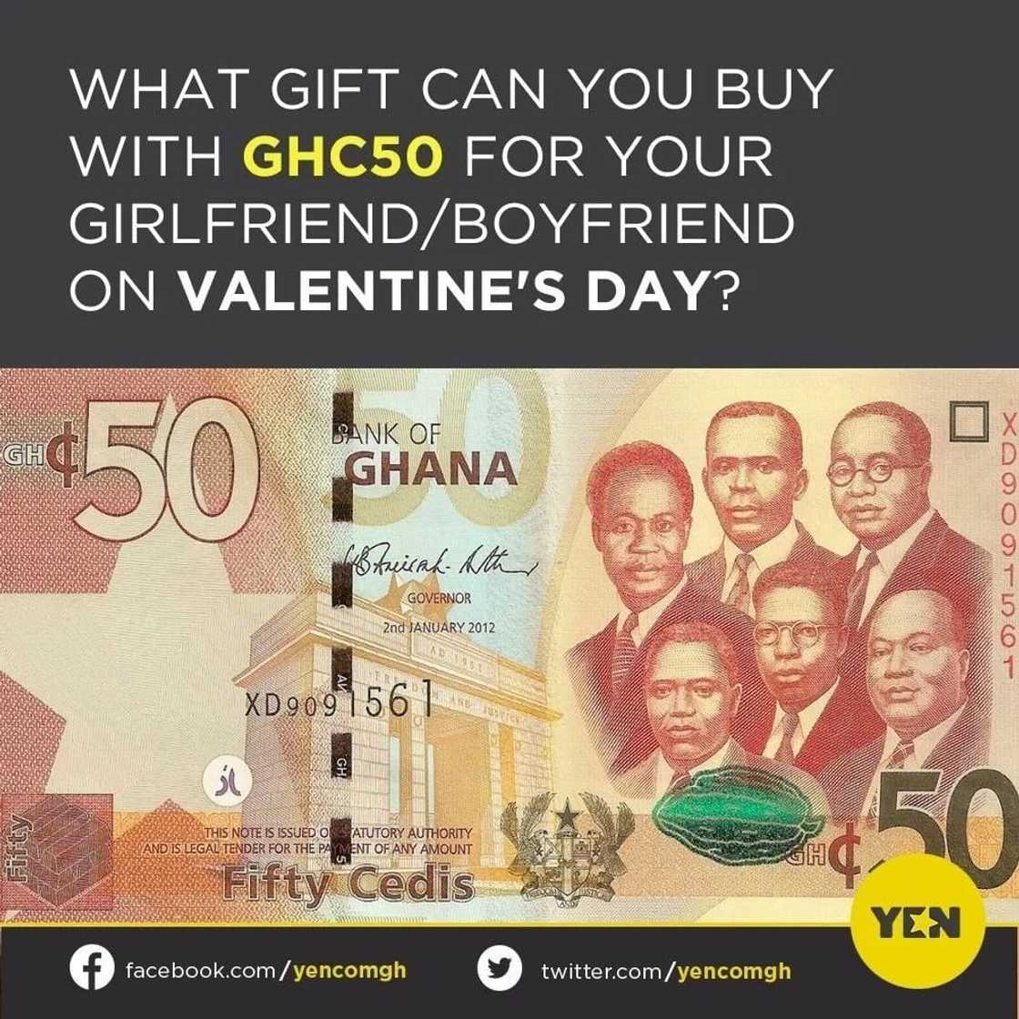 YEN readers state what they can buy for their lovers on Valentine’s Day with GHC50