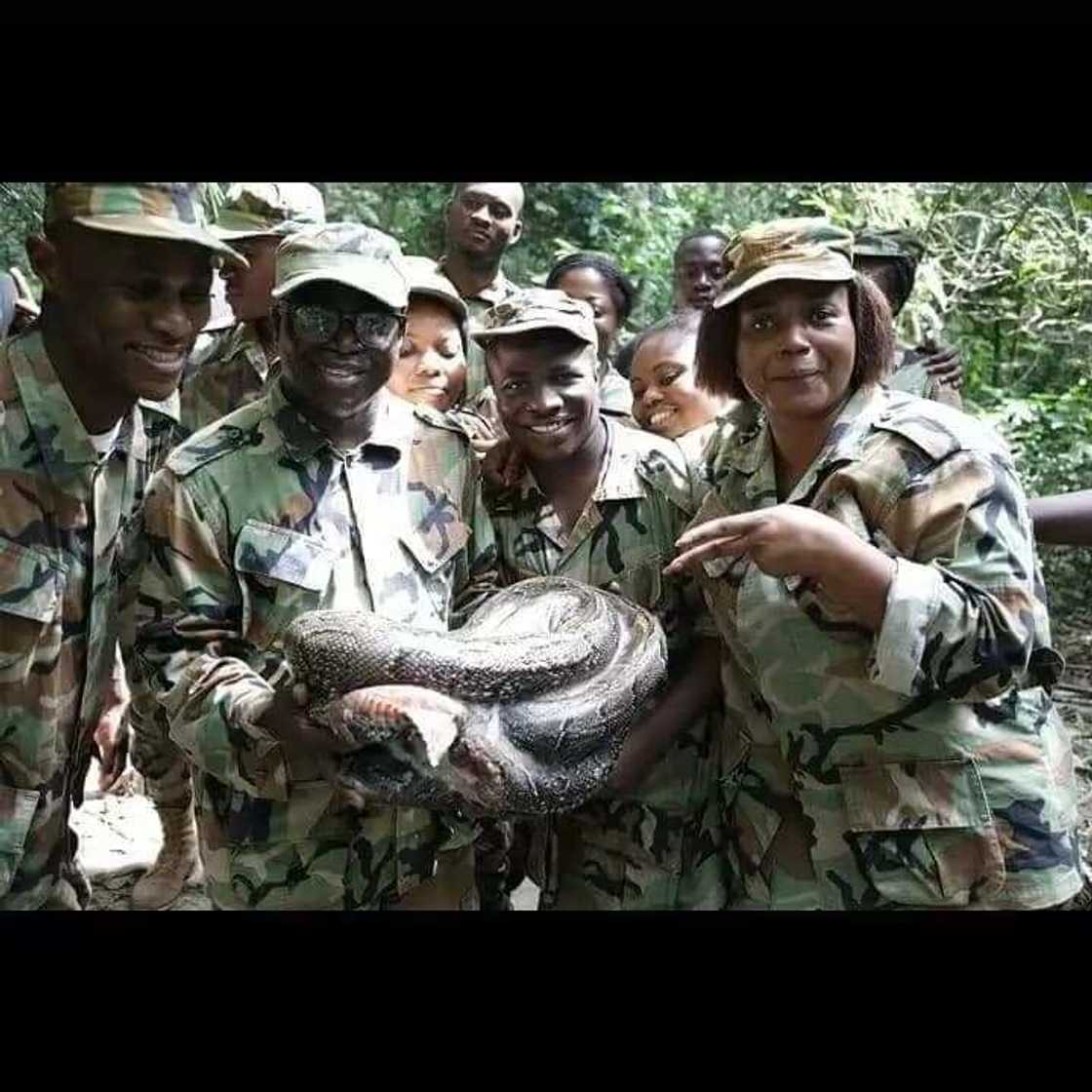 Female soldiers release wild photos as they complete training at Achiase