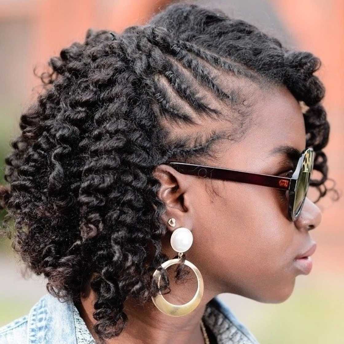 Natural hair wedding