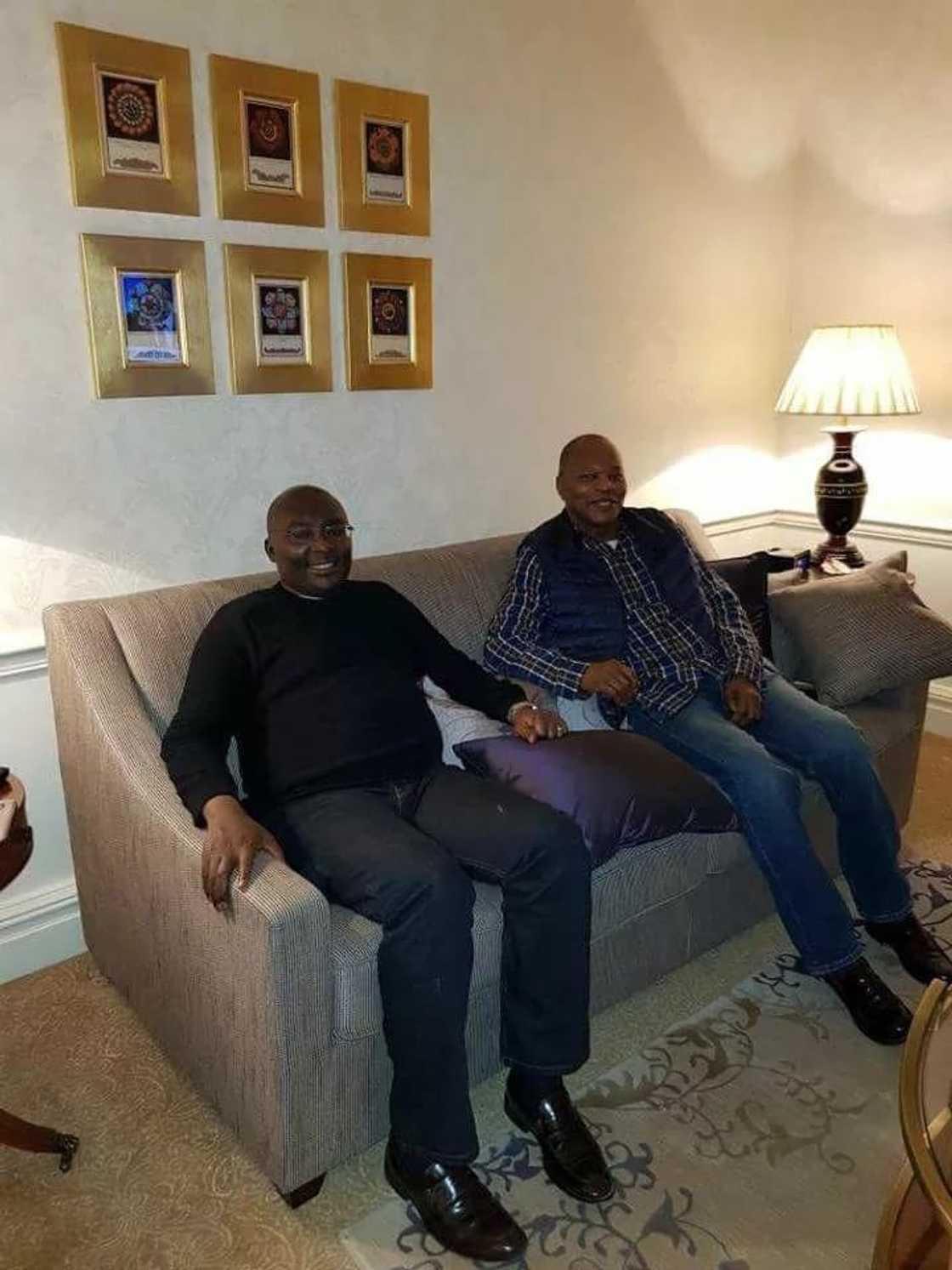 Dr Mohammed Ibn Chambas has visited Vice President Dr Mahamudu Bawumia in London