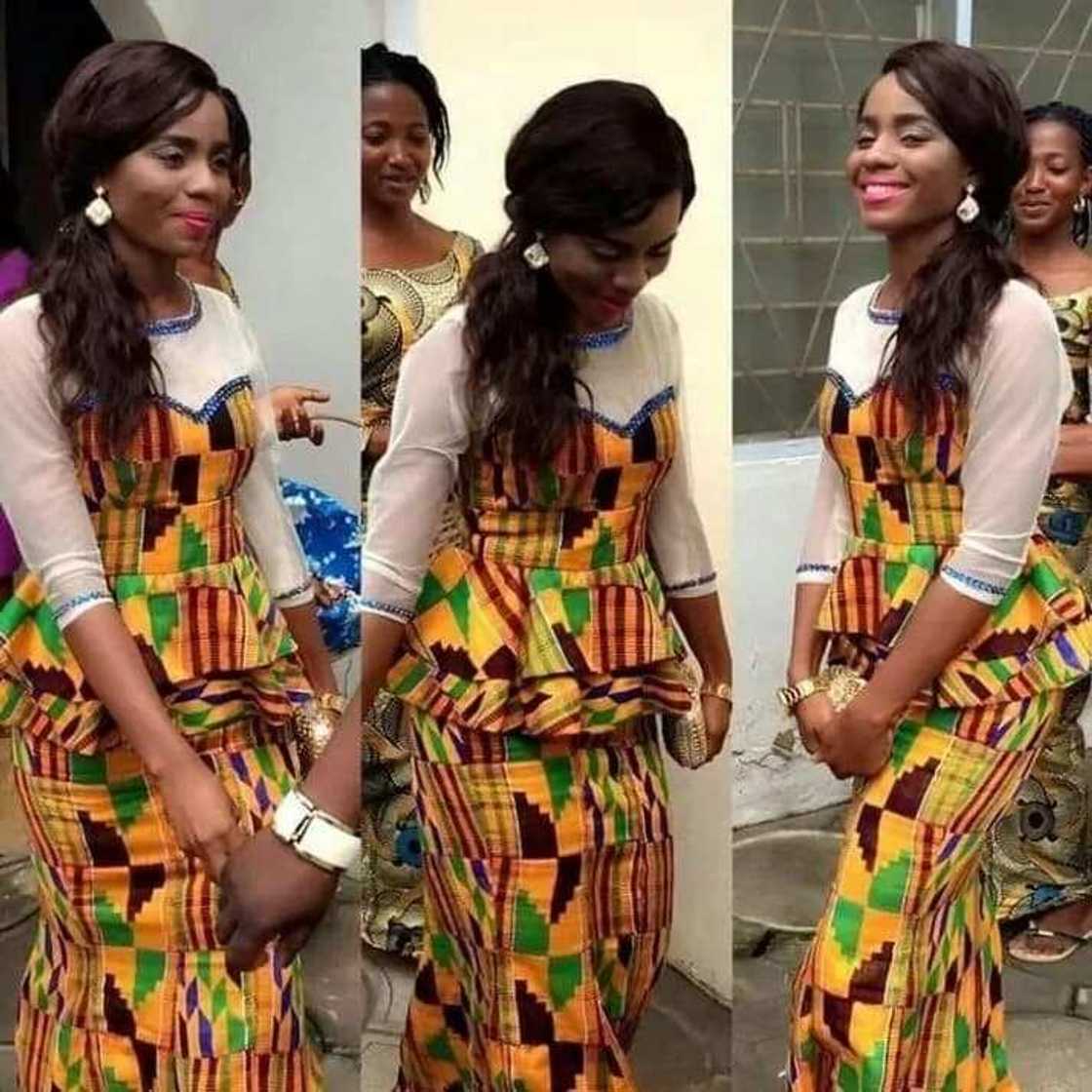 kente kaba styles, kente styles kaba, ghana kente kaba styles