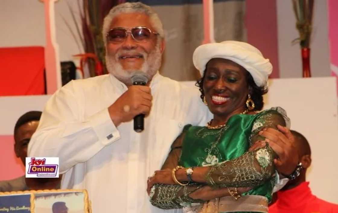 Former Ghanaian president and first lady Former Ghanaian president and first lady