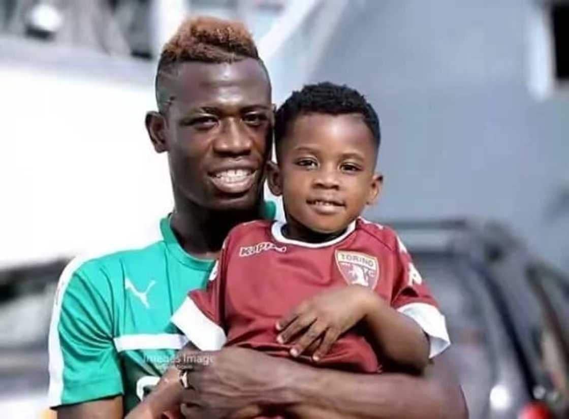 Afriyie Acquah has baby with another lady and Amanda it not happy Afriyie Acquah has baby with another lady and Amanda it not happy