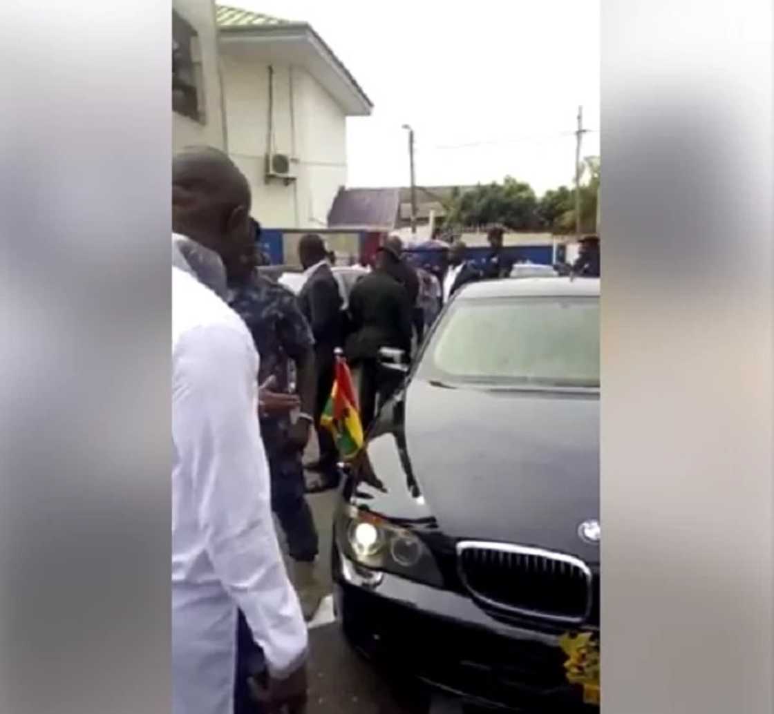 Photos: Akufo-Addo's official BMW car